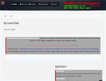 Tablet Screenshot of madman.co.za